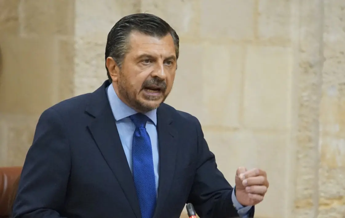 El portavoz del Grupo Popular en el Parlamento de Andalucía, Toni Martín