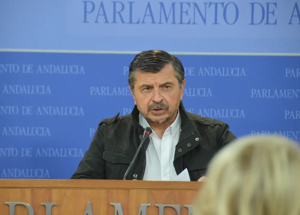 El portavoz del Grupo Popular en el Parlamento de Andalucía, Toni Martín