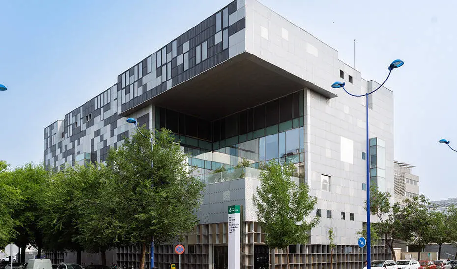 Fachada de la sede de la Agencia Andaluc&iacute;a TRADE