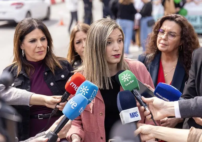 La vicesecretaria general del PSOE-A y portavoz del Grupo Parlamentario Socialista, Mar&iacute;a M&aacute;rquez
