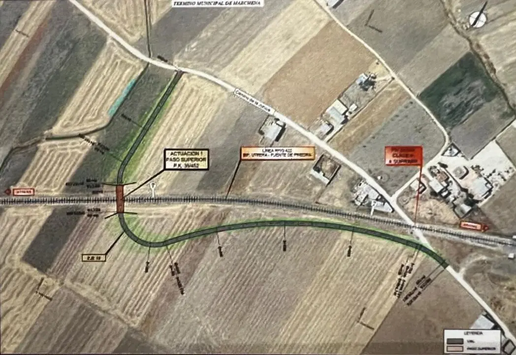 Eliminaci&oacute;n paso a nivel camino Horuca