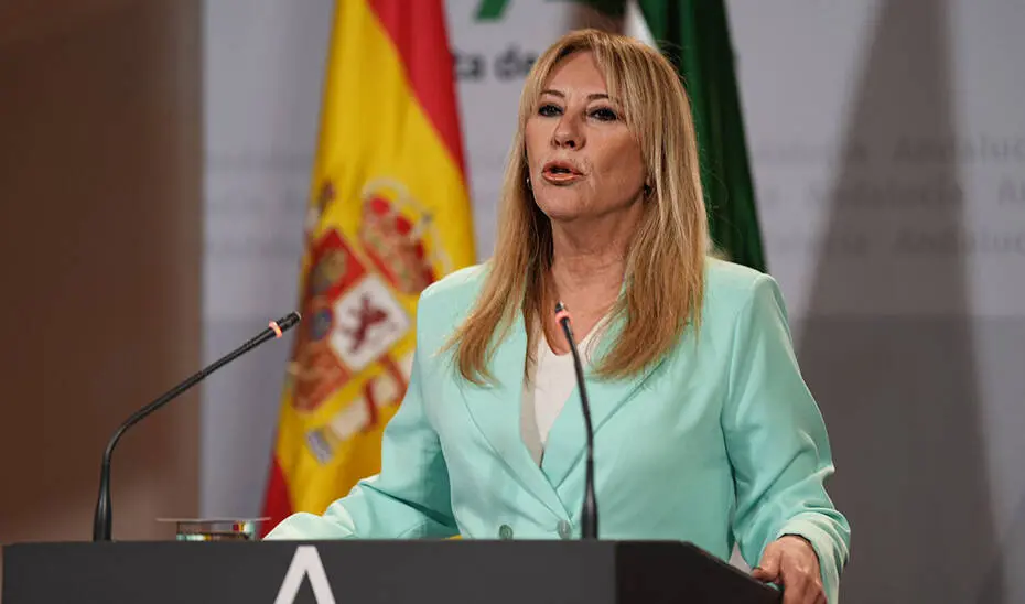Carolina Espa&ntilde;a, portavoz de la Junta de Andaluc&iacute;a,