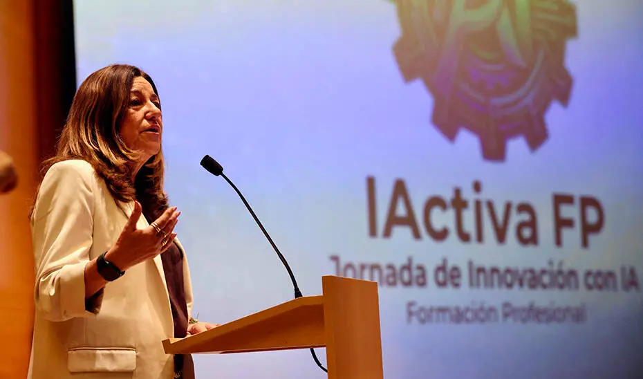 La consejera de Desarrollo Educativo y FP, Carmen Castillo