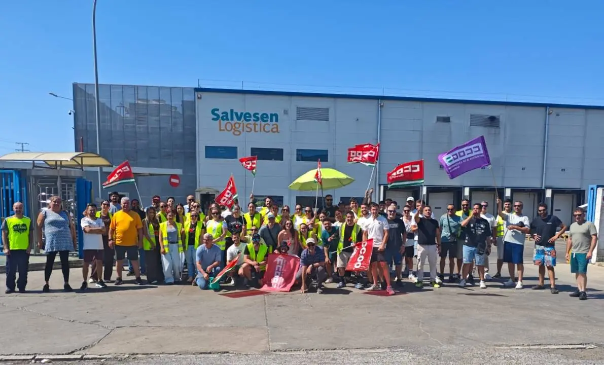 CCOO de Sevilla. Huelga log&iacute;stica