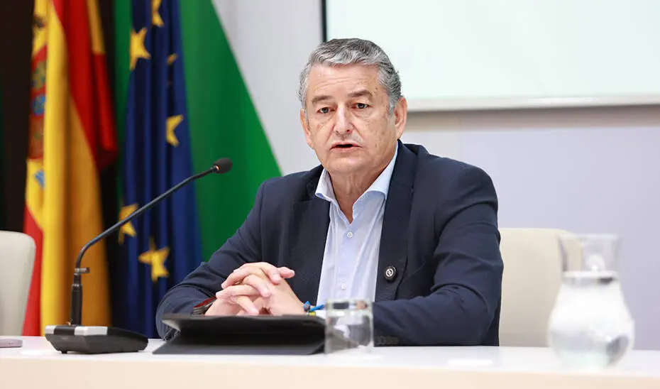 Antonio Sanz, vicepresidente primero de la Junta de Andaluc&iacute;a y consejero de Presidencia, Sanidad y Emergencias