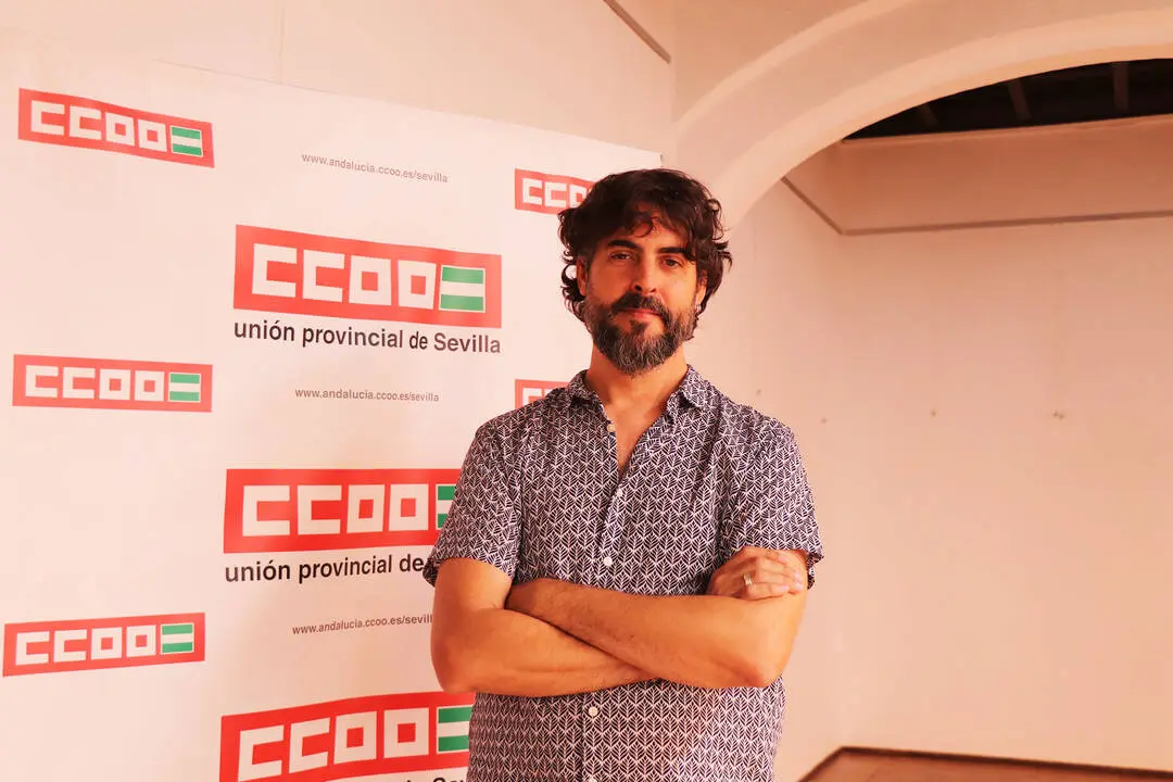 Carlos Aristu, secretario general de la Uni&oacute;n Provincial de CCOO de Sevilla