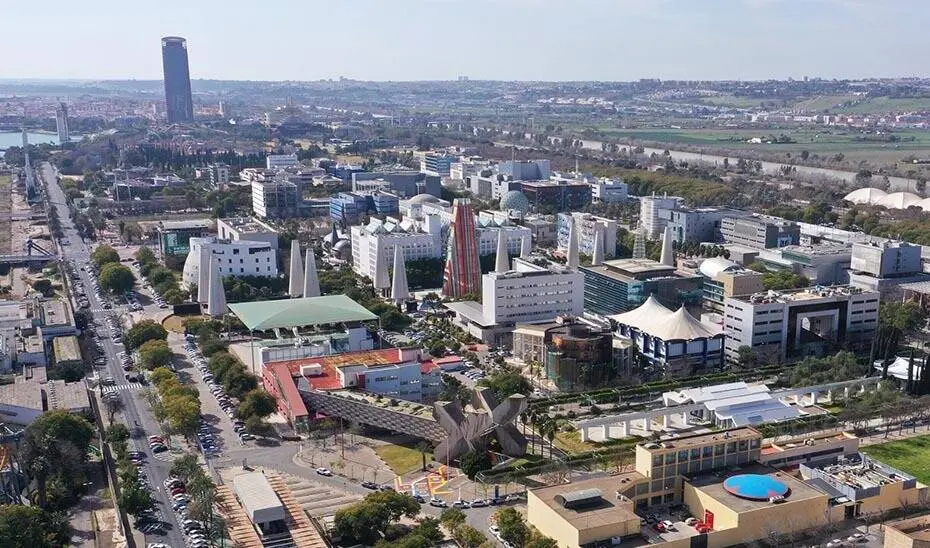 Vista a&eacute;rea de Sevilla TechPark