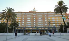 Fachada principal del Hospital General Universitario Virgen del Roc&iacute;o de Sevilla