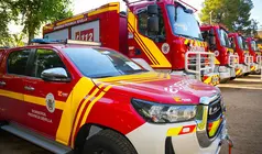 Veh&iacute;culos de los Bomberos de la Diputaci&oacute;n de Sevilla
