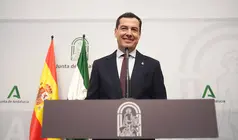 El presidente andaluz, Juanma Moreno