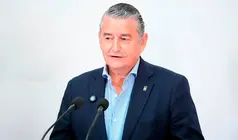 El vicepresidente de la Junta y consejero de Presidencia, Sanidad y Emergencias, Antonio Sanz