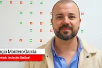 El secretario de Acci&oacute;n Sindical de CCOO de Sevilla, Sergio Montero