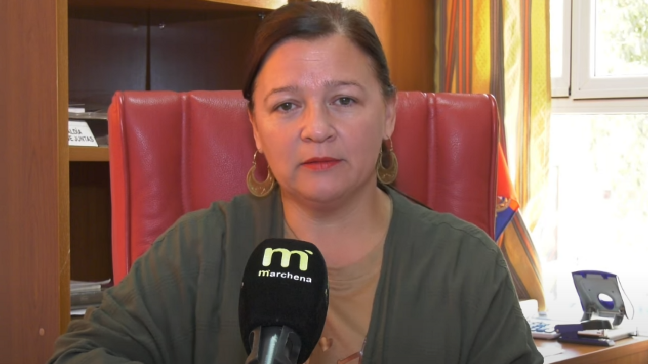 La alcaldesa de Marchena, Mar&iacute;a del Mar Romero