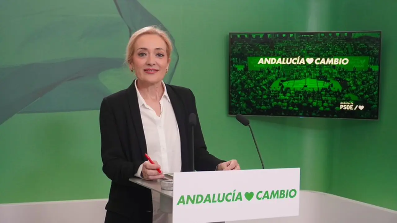 La secretaria de Empleo del PSOE-A, Carmen Castilla