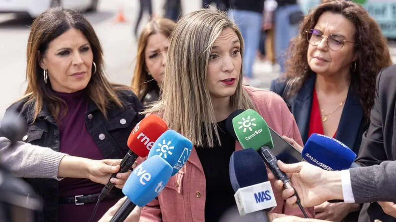 La vicesecretaria general del PSOE-A y portavoz del Grupo Parlamentario Socialista, Mar&iacute;a M&aacute;rquez