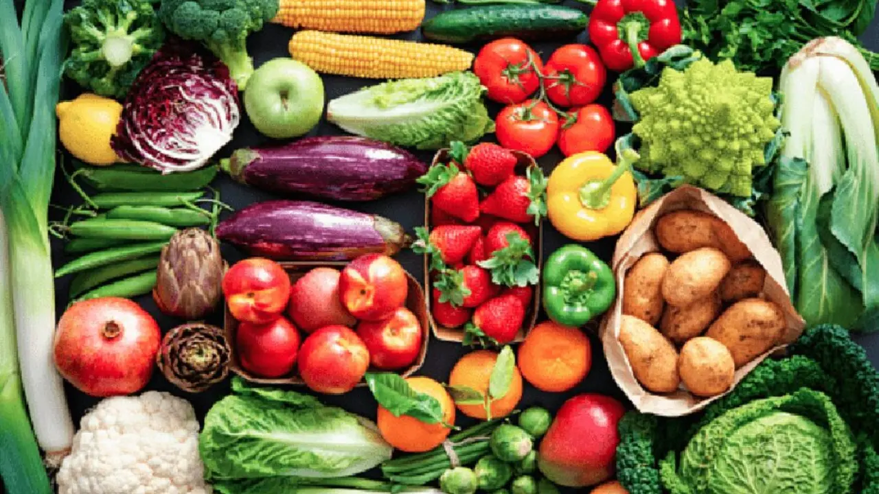 Caja de frutas y hortalizas