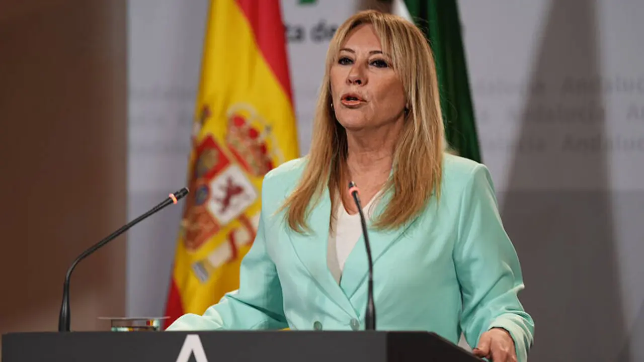 Carolina Espa&ntilde;a, portavoz de la Junta de Andaluc&iacute;a,