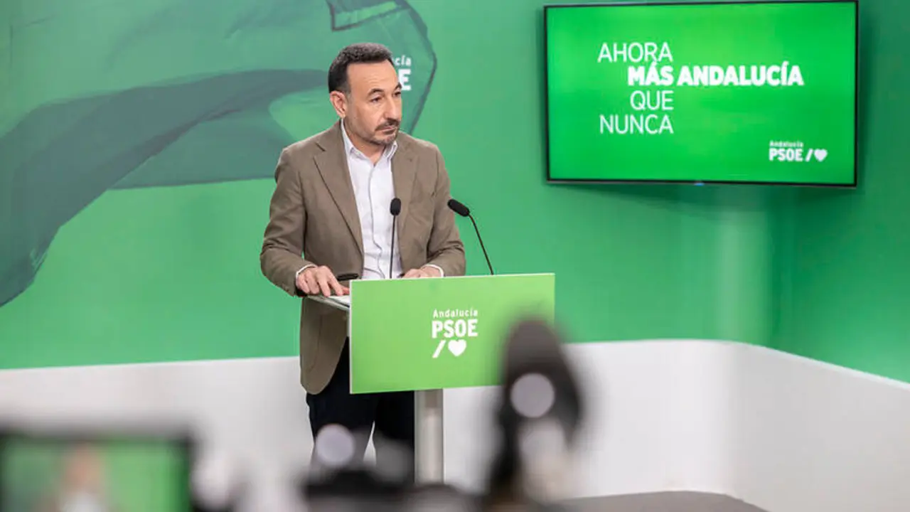 El secretario de Comunicaci&oacute;n Pol&iacute;tica del PSOE-A, Fernando L&oacute;pez Gil.