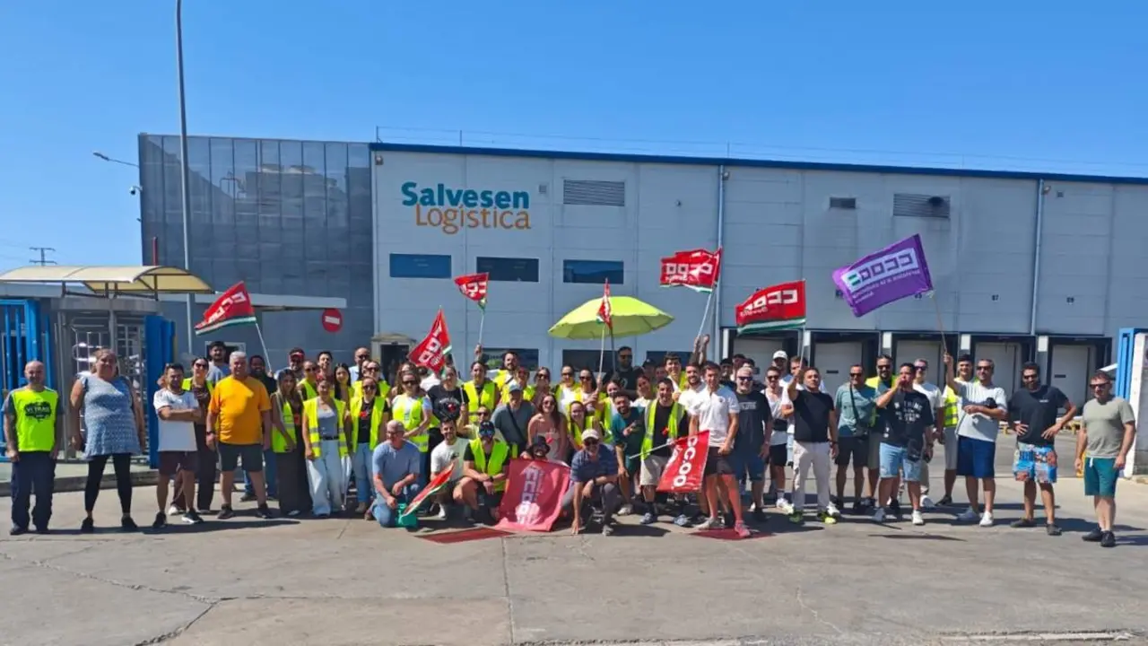 CCOO de Sevilla. Huelga log&iacute;stica