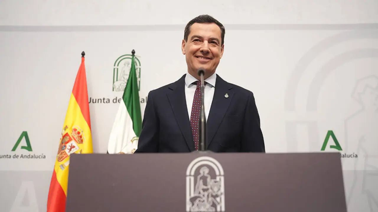 El presidente andaluz, Juanma Moreno