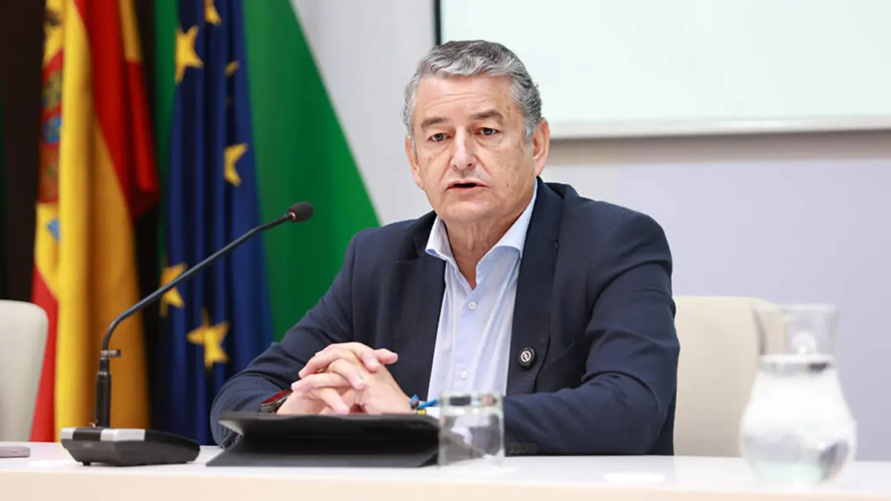 Antonio Sanz, vicepresidente primero de la Junta de Andaluc&iacute;a y consejero de Presidencia, Sanidad y Emergencias