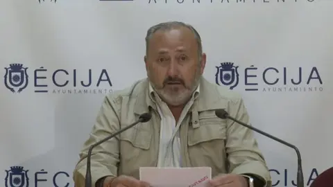 El portavoz del Grupo Municipal Vox en Écija, Íñigo Osuna