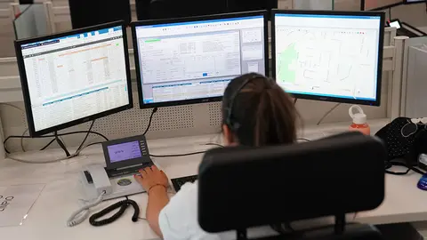 Gestora de atención de llamadas en el Centro Regional del 112