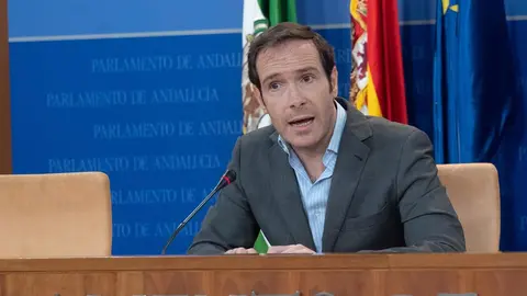 El diputado del Grupo Parlamentario VOX en el Parlamento de Andalucía, Javier Cortés