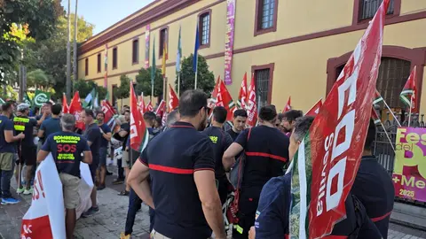 Concentración bomberos