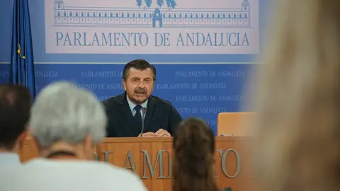El portavoz del Grupo Popular en el Parlamento de Andalucía, Toni Martín