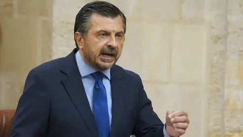 El portavoz del Grupo Popular en el Parlamento de Andalucía, Toni Martín