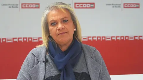 Mercedes Santoja, secretaria de Negociaci&oacute;n Colectiva de CCOO de Sevilla