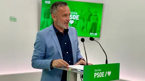 El secretario de Organizaci&oacute;n del PSOE de Sevilla y parlamentario, Rafael Recio