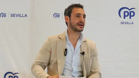 El secretario general del Partido Popular de Sevilla, Agust&iacute;n Aguilera