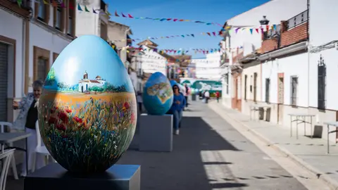 Celebraci&oacute;n de la Fiesta Colonial de los Huevos Pintados en Ca&ntilde;ada Rosal