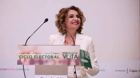La secretaria general del PSOE-A y candidata a la Presidencia de la Junta de Andaluc&iacute;a, Mar&iacute;a Jes&uacute;s Montero