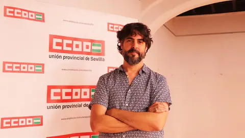 Carlos Aristu, secretario general de la Uni&oacute;n Provincial de CCOO de Sevilla