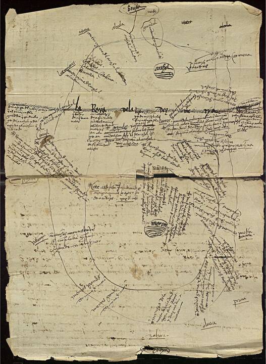 Plano más antiguo conservado del antiguo término de Morón de la Frontera